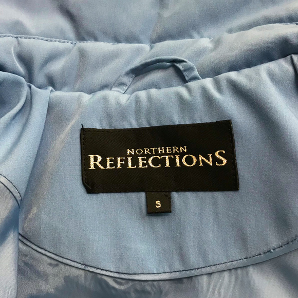 Northern Reflections Blue Quilted Jacket Coat S - Picture 6 of 6